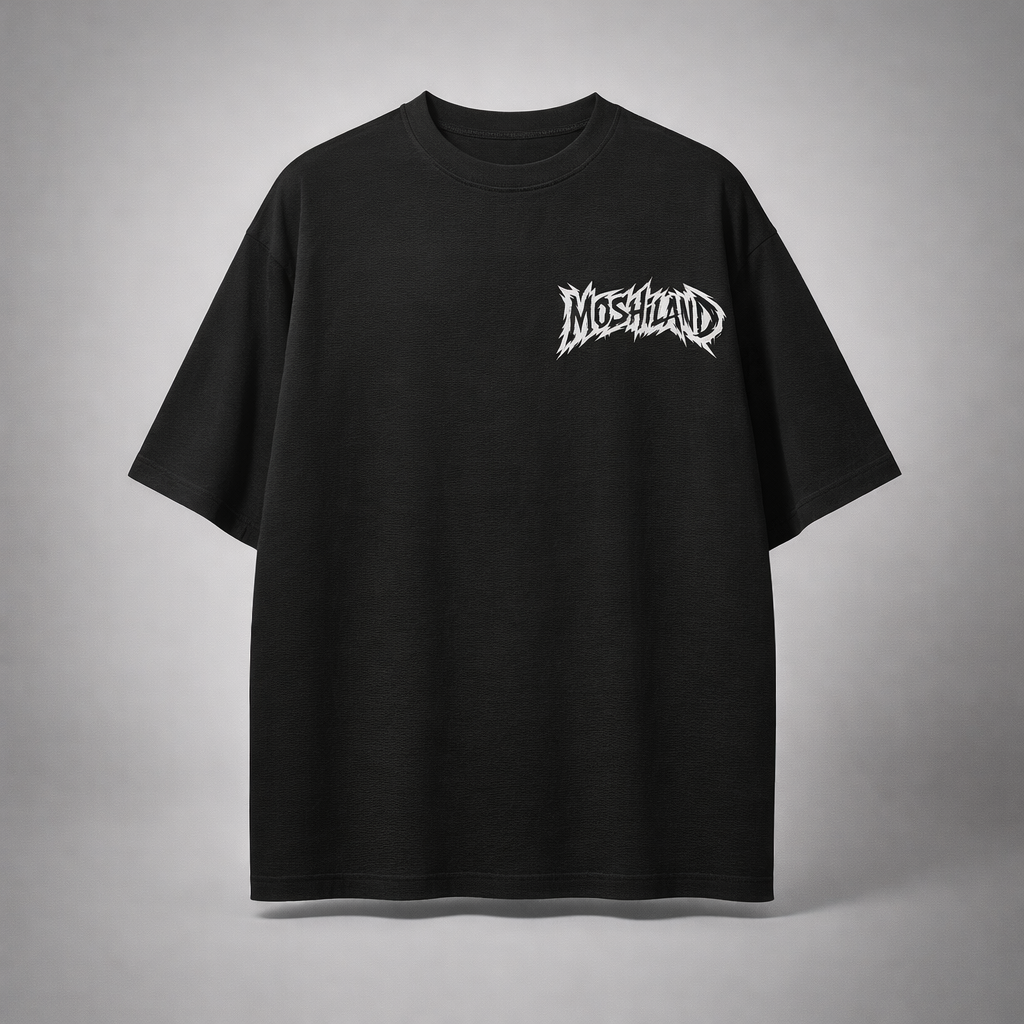 SELYLOVE CHAOS CORE TEE – Black Oversized Graphic T-Shirt