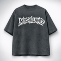 SELYLOVE WORLD TEE – Dark Gray Oversized Graphic T-Shirt