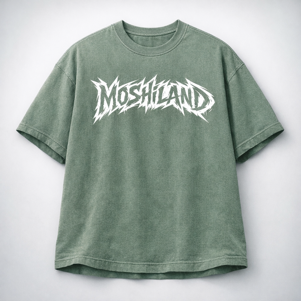 SELYLOVE REAPER SYMBOL TEE – Washed Sage Oversized
