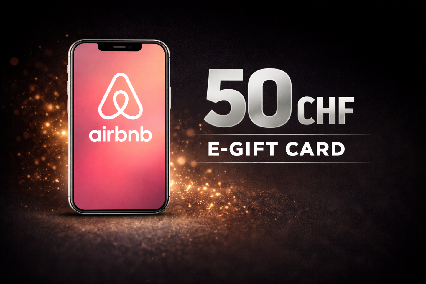 Airbnb E-Gift Card – 50 CHF